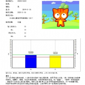 兒童智能發(fā)育篩查測驗DST量表系統(tǒng)軟件及評估工具的使用